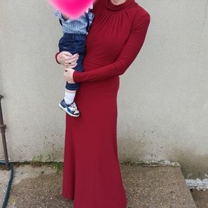 Shabby Apple ruby red gown